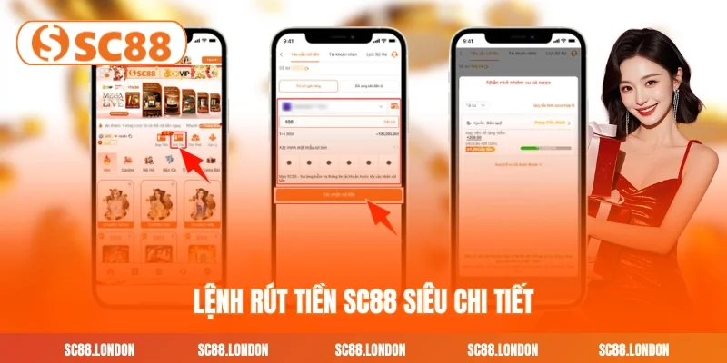 Lệnh rút tiền SC88 siêu chi tiết