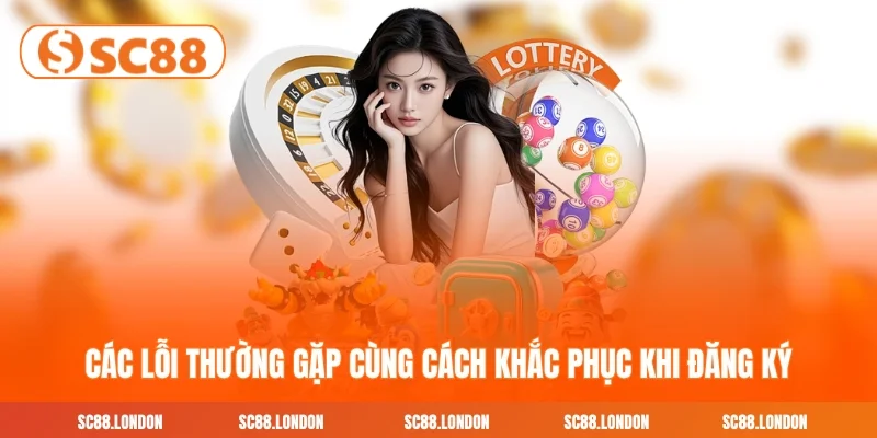Các lỗi thường gặp cùng cách khắc phục khi đăng ký