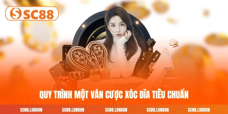 Quy trình một ván cược Xóc đĩa tiêu chuẩn