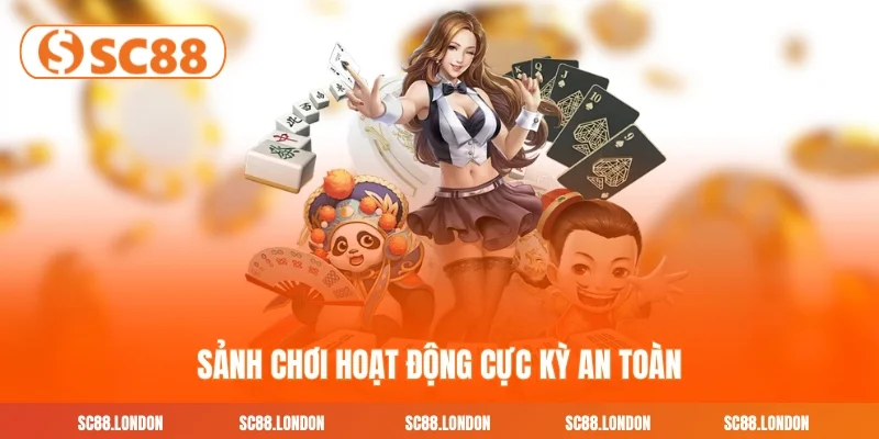 Game bài SC88 hoạt động cực kỳ an toàn